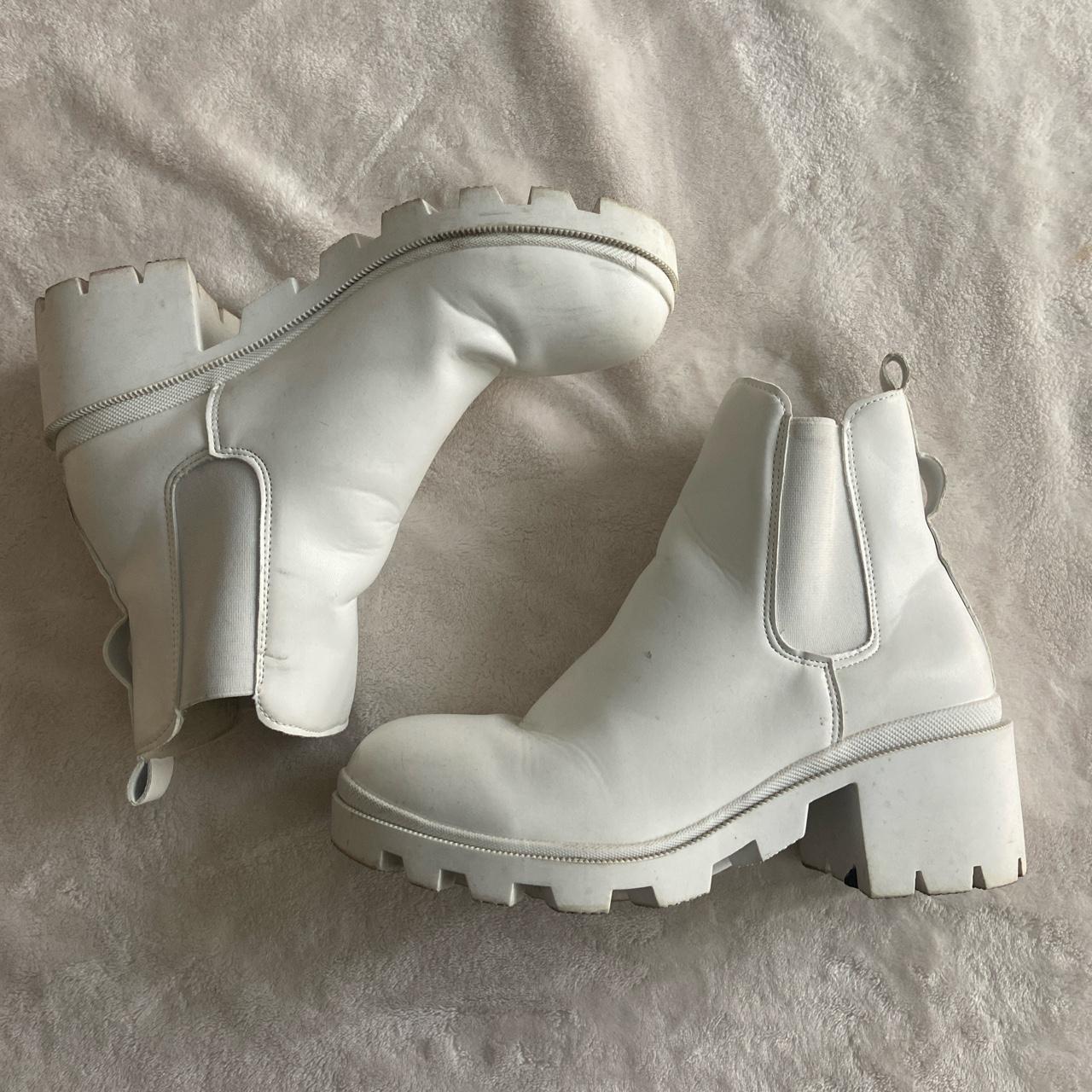 Shein white boots online