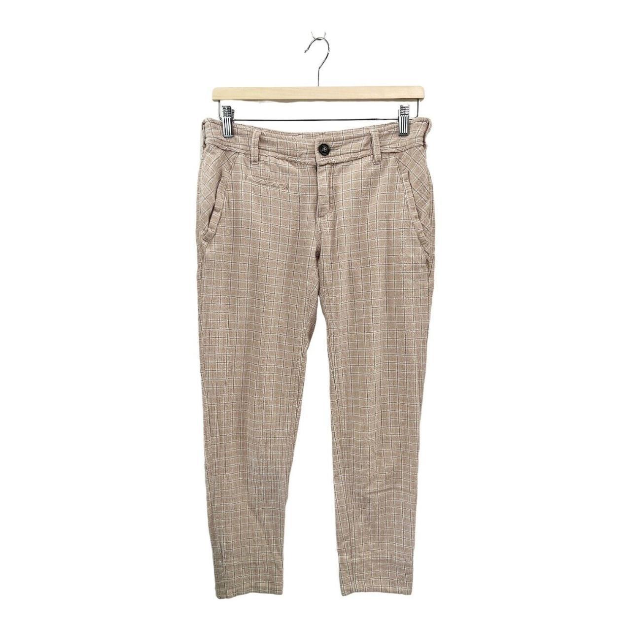 Zara Womens Brown Check Trousers Size XS L27 in – Preworn Ltd