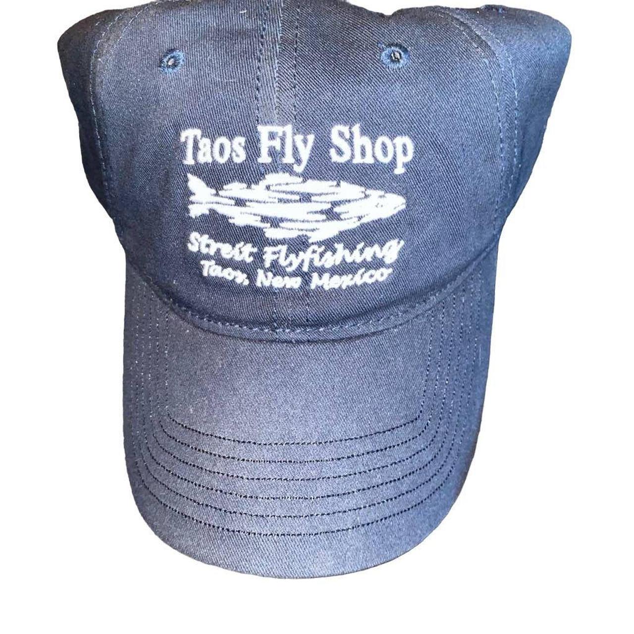 Taos Fly Shop fly fishing hat cap Ouray NWOT navy - Depop
