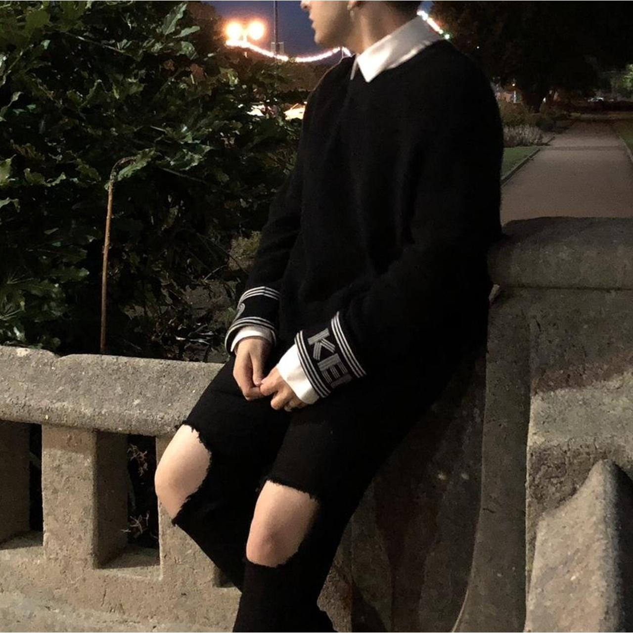 kenzo black womens jumper