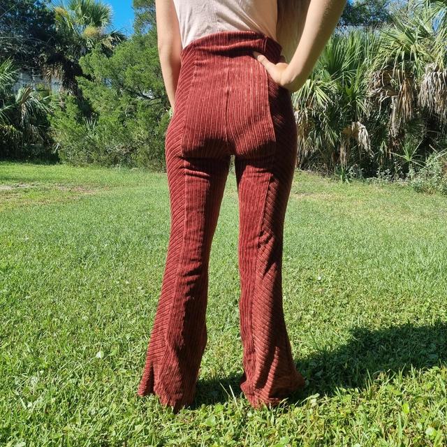 Red corduroy hot sale bell bottoms