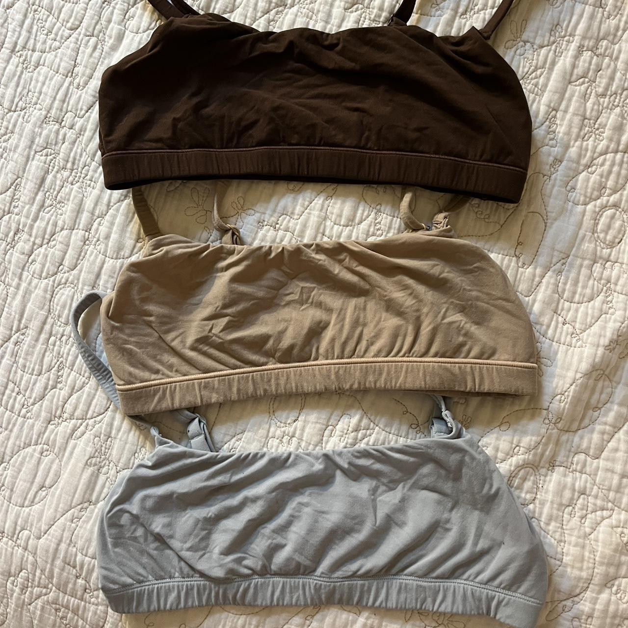 Skims fits everybody bras in three different colors... Depop
