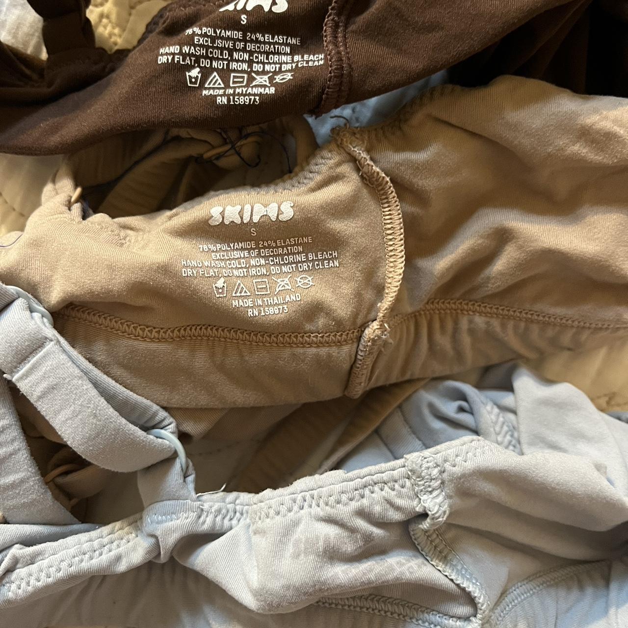 Skims fits everybody bras in three different colors... Depop