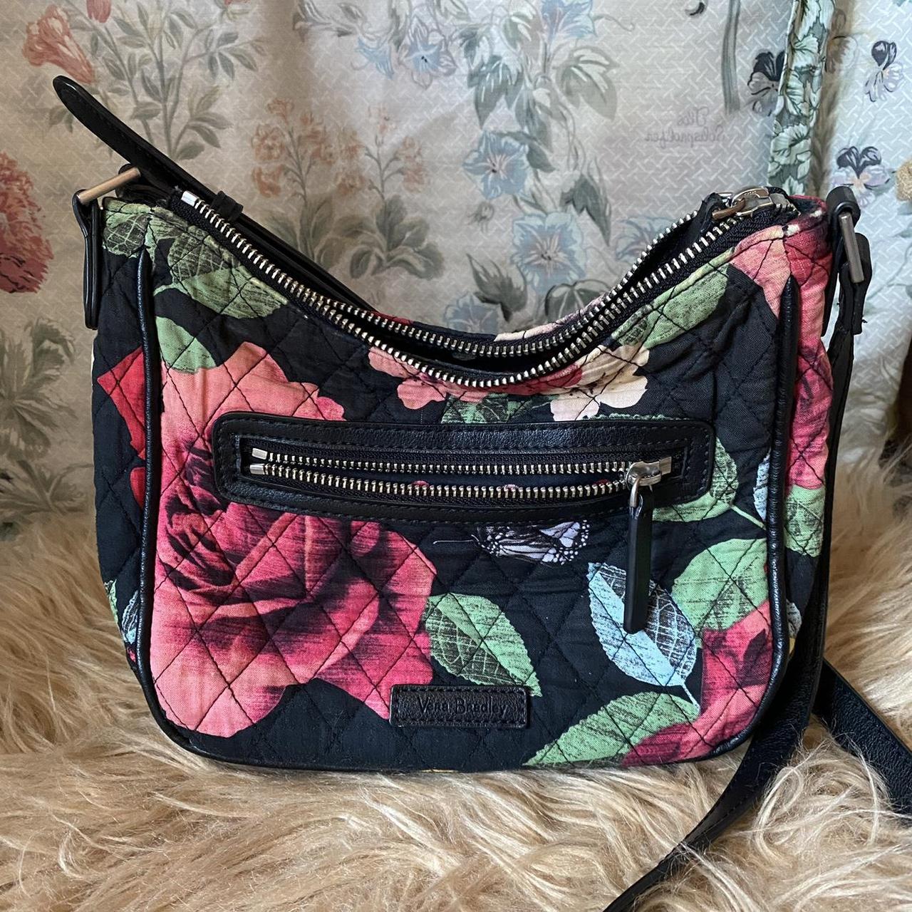 Vera bradley havana rose crossbody sale