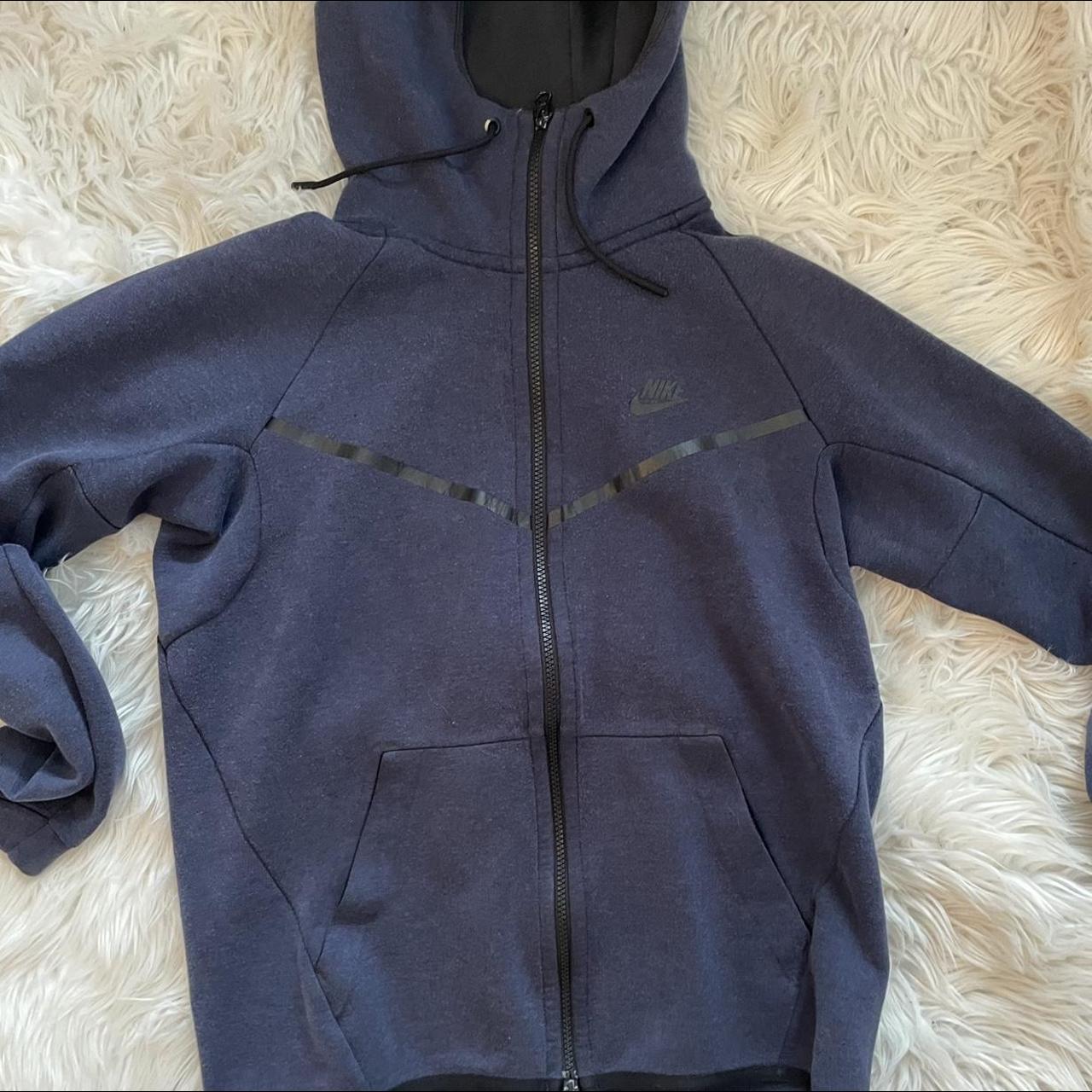 Navy blue Nike tech fleece #niketech #nike #tracksuit - Depop