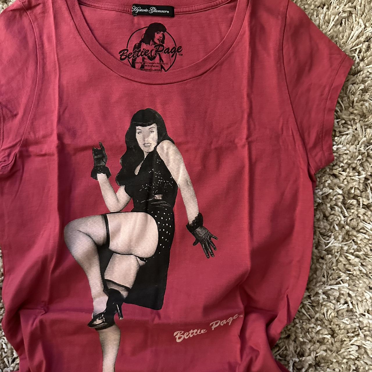 HYSTERIC GLAMOUR BETTY PAGE Tee X1535-