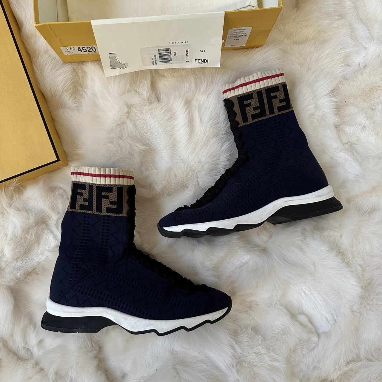 womens fendi sock trainers