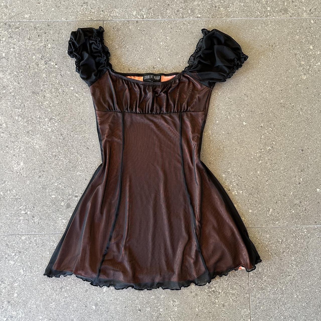 mesh babydoll dress, dolls kill dress only worn... Depop