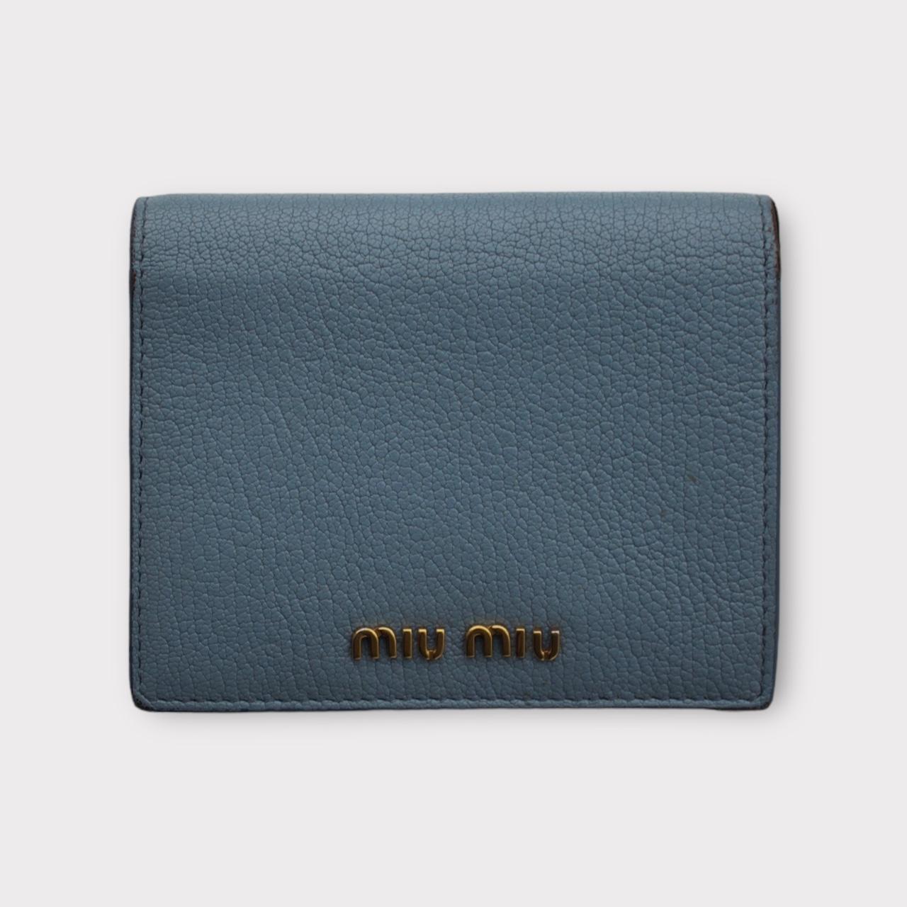 Miu miu wallet discount tri color inside