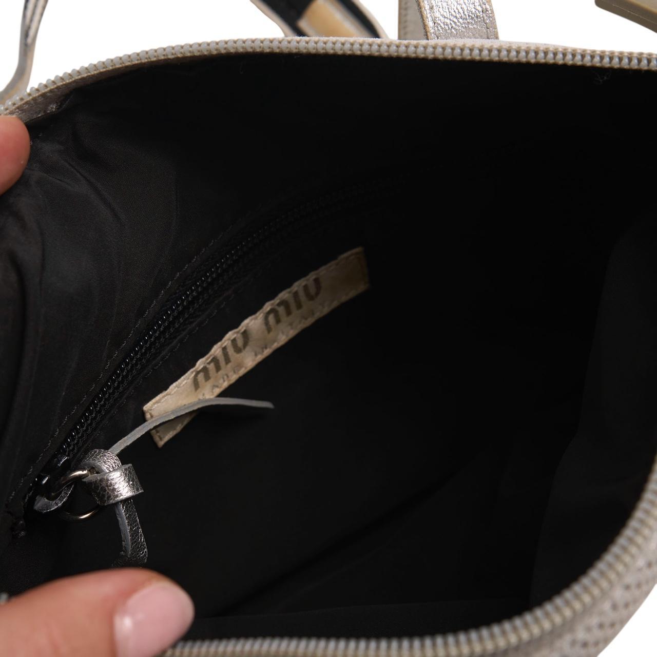 Miu Miu Women's Bag - Grey – miu miu ss2000 silve… - image 8