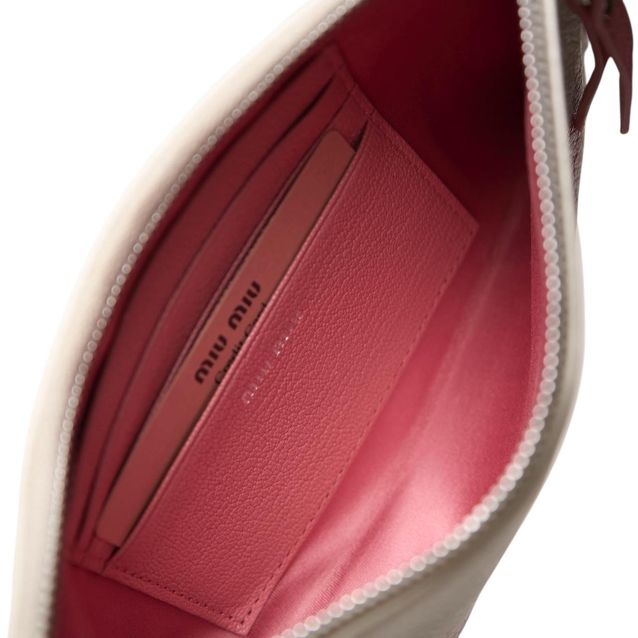 Miu Miu Women's Wallets - Pink/White – miu miu wh… - image 7