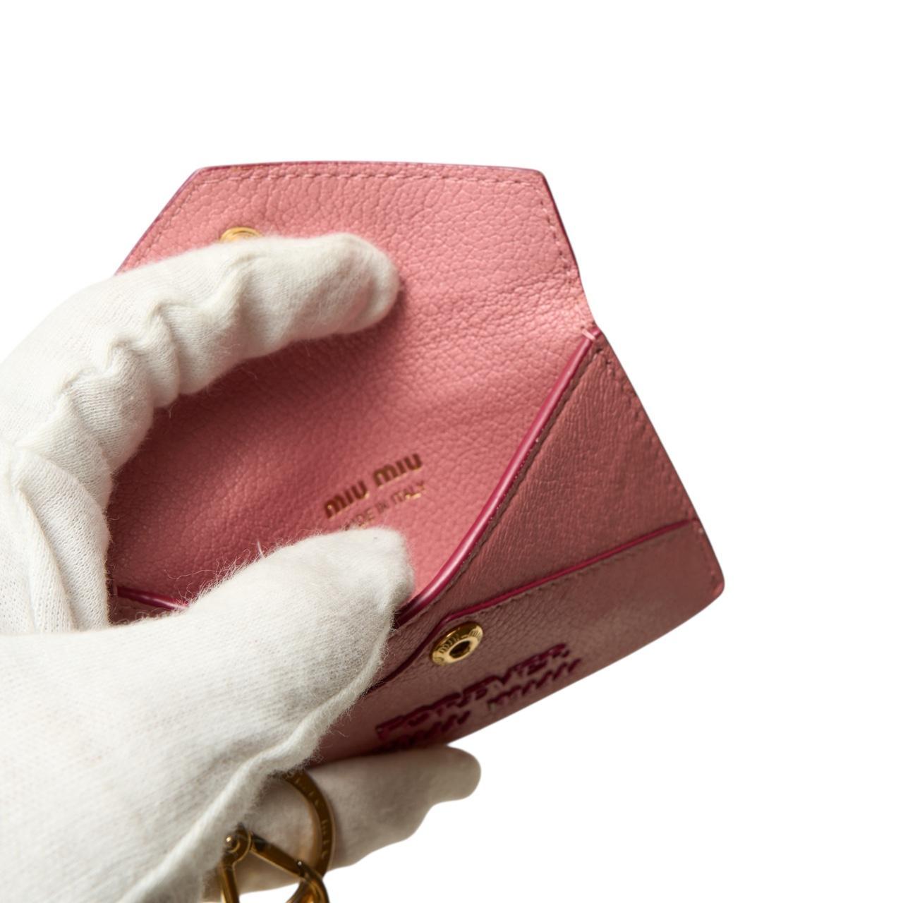 Miu Miu Women's Cardholders - Pink – miu miu pink… - image 2