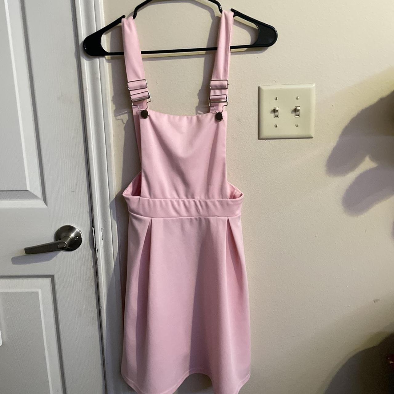 Kitsch Women's Pink Dungareesoveralls Depop