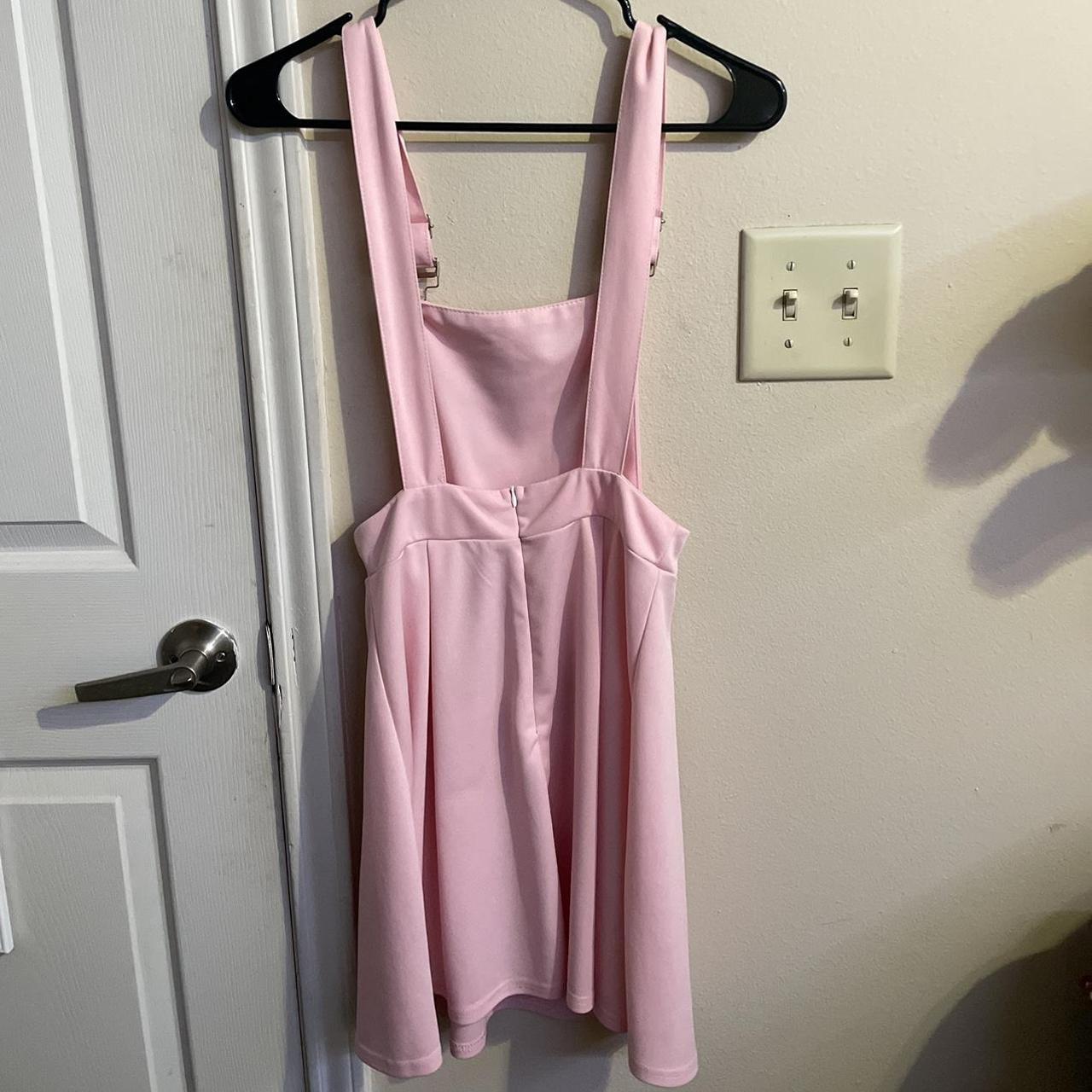 Kitsch Women's Pink Dungareesoveralls Depop