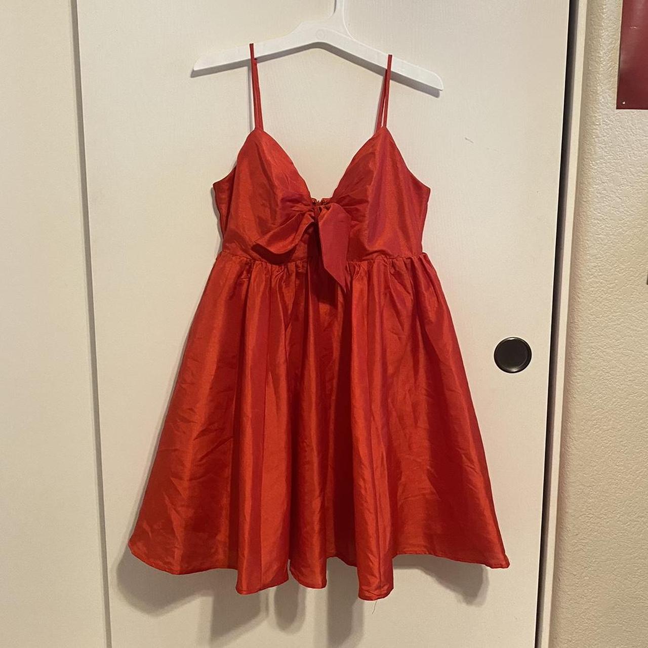 Beautiful short red dress size XS-s, price $12 - Depop