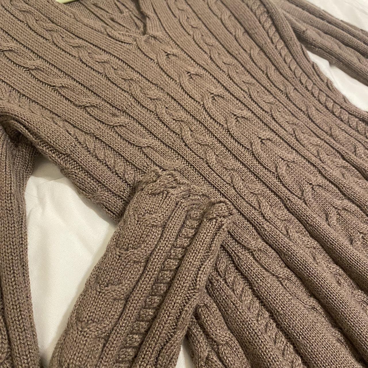 Such a cute long sleeve brown sweater top, in... - Depop