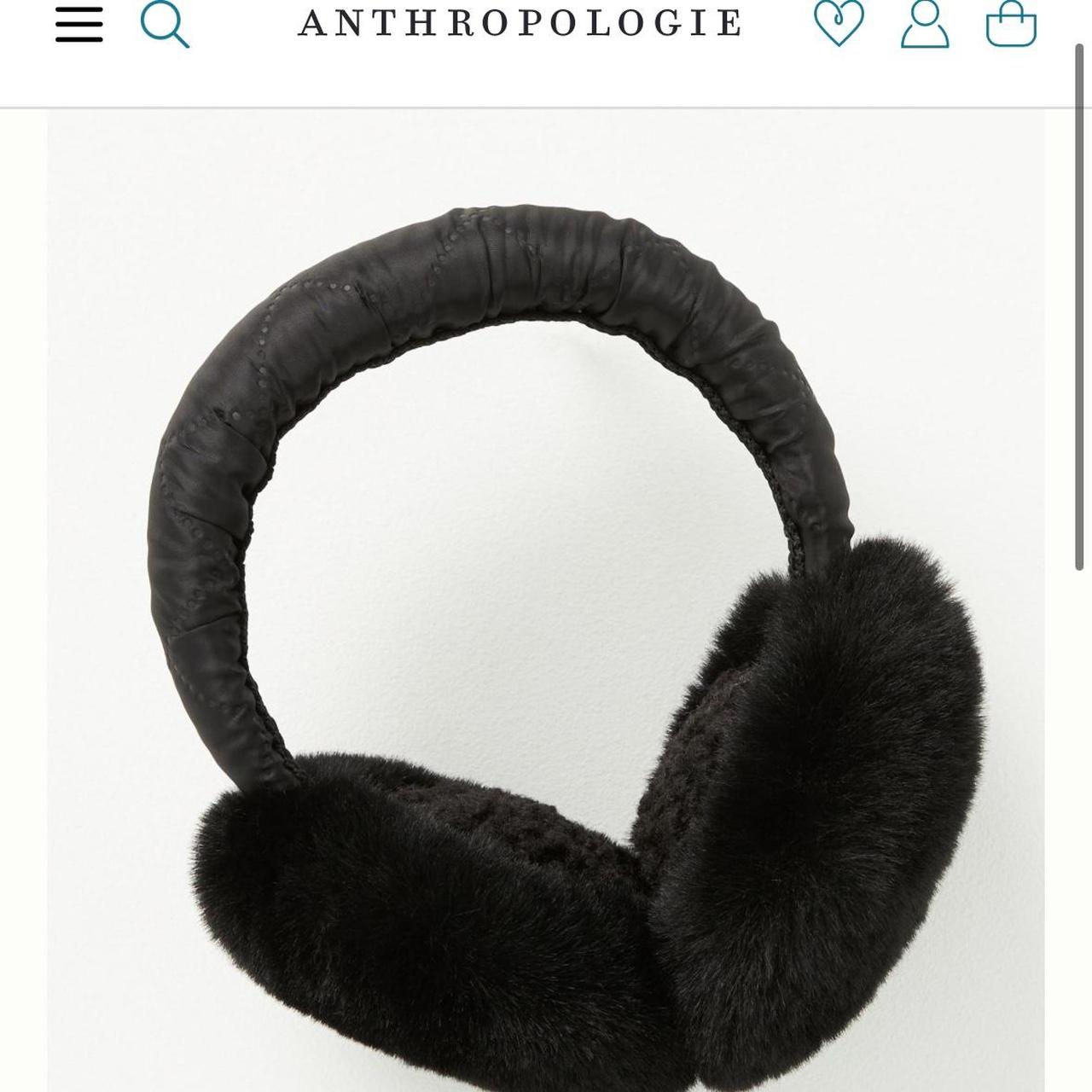 anthropology black ear muffs! I bought this cos I... Depop