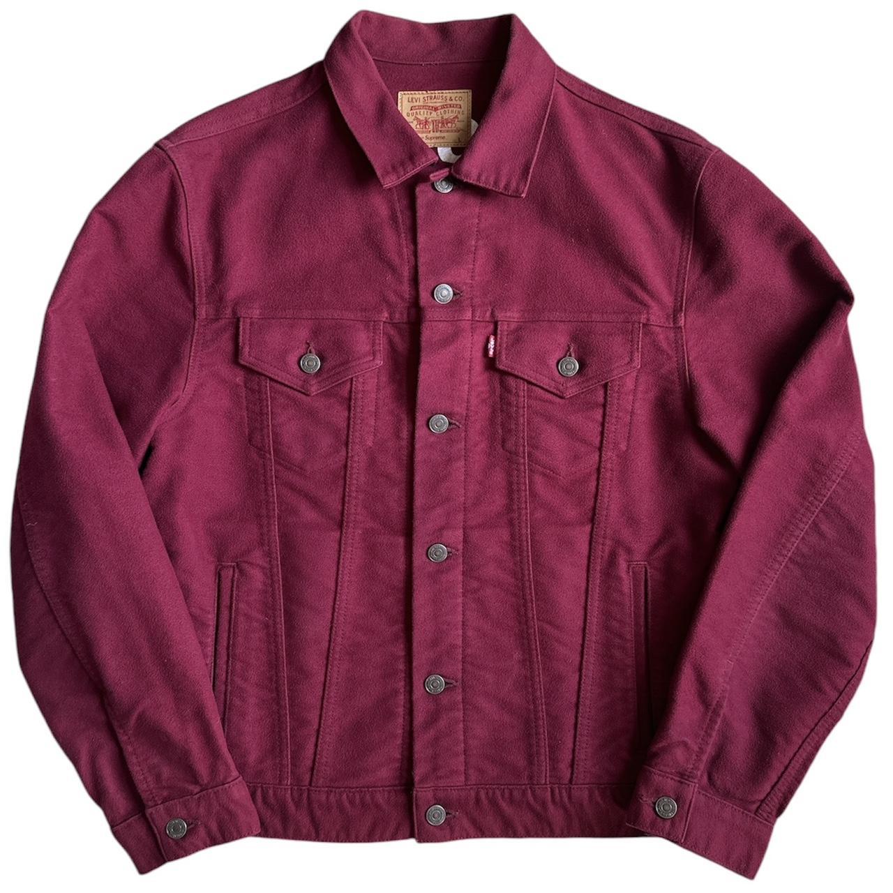 Levi's burgundy jacket best sale