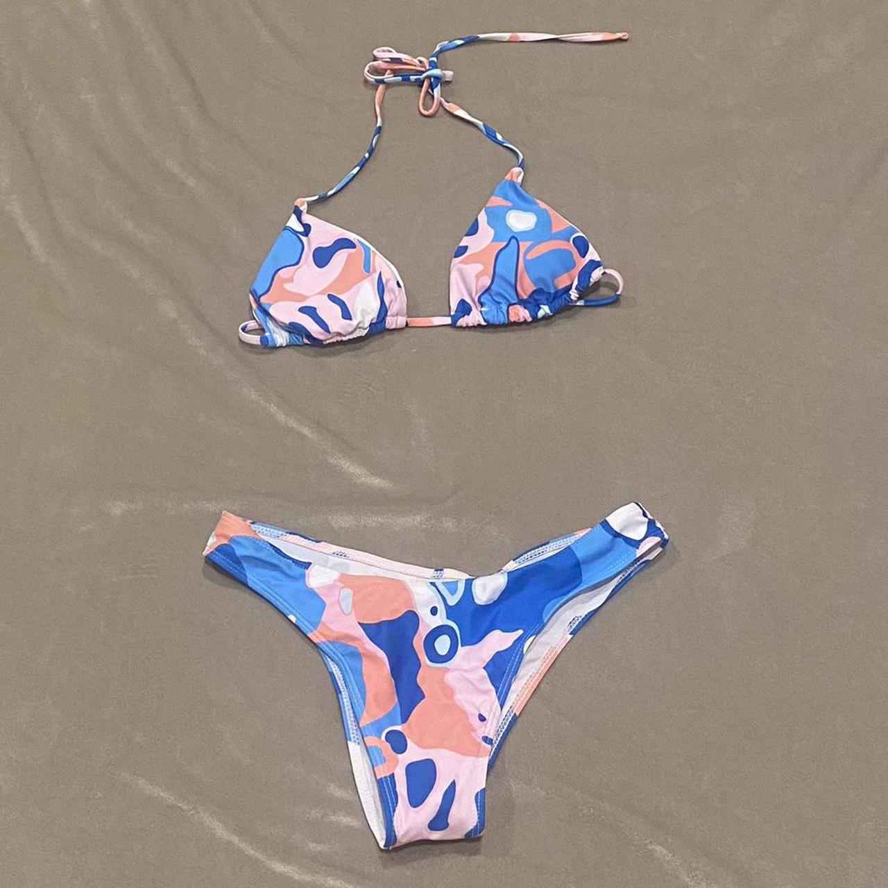 Louis Vuitton multi colored bikini Never worn - Depop