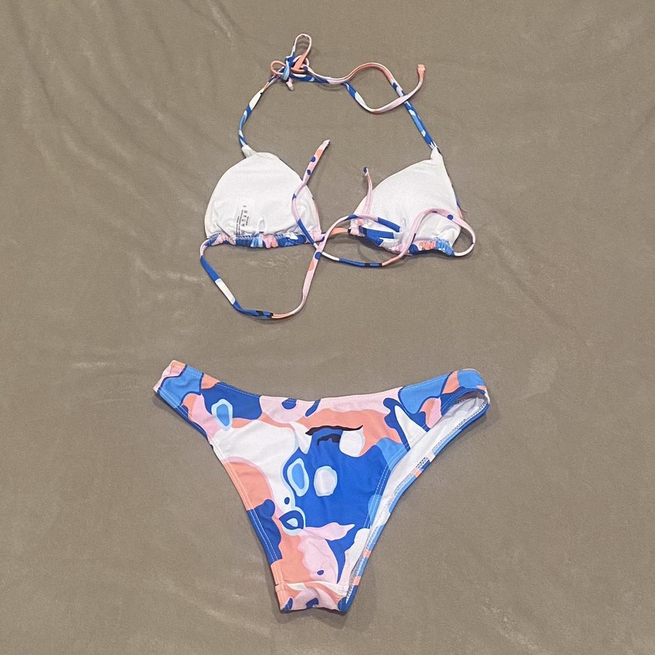 Louis Vuitton multi colored bikini Never worn - Depop