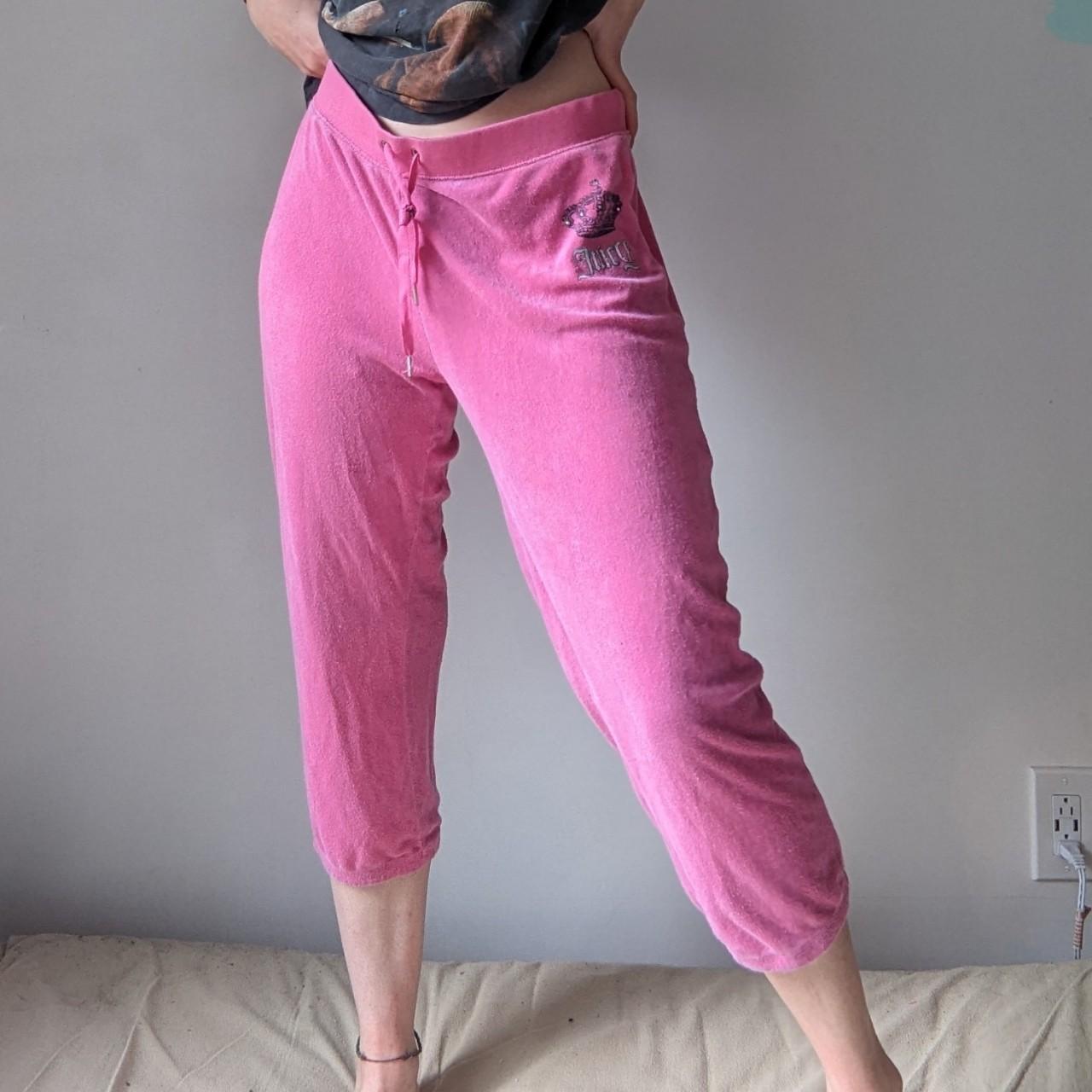 juicy-couture-pink-terry-cloth-capri-sweatpants-depop