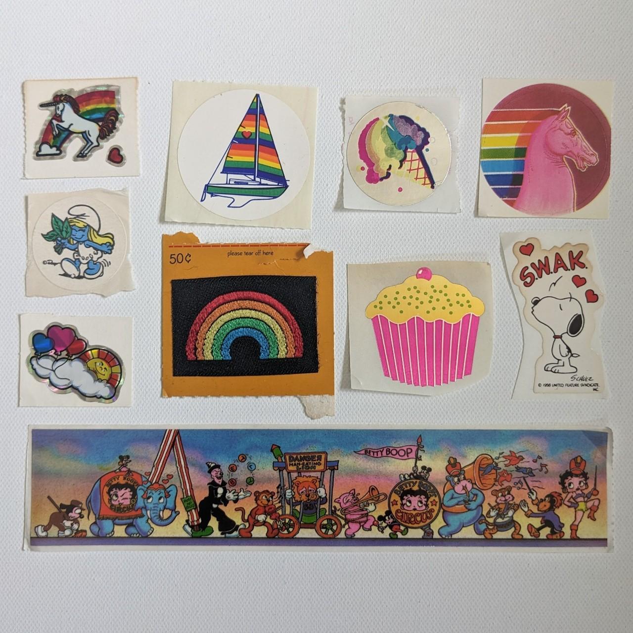 LISA FRANK STICKERS - 80+ stickers on this sheet - - Depop