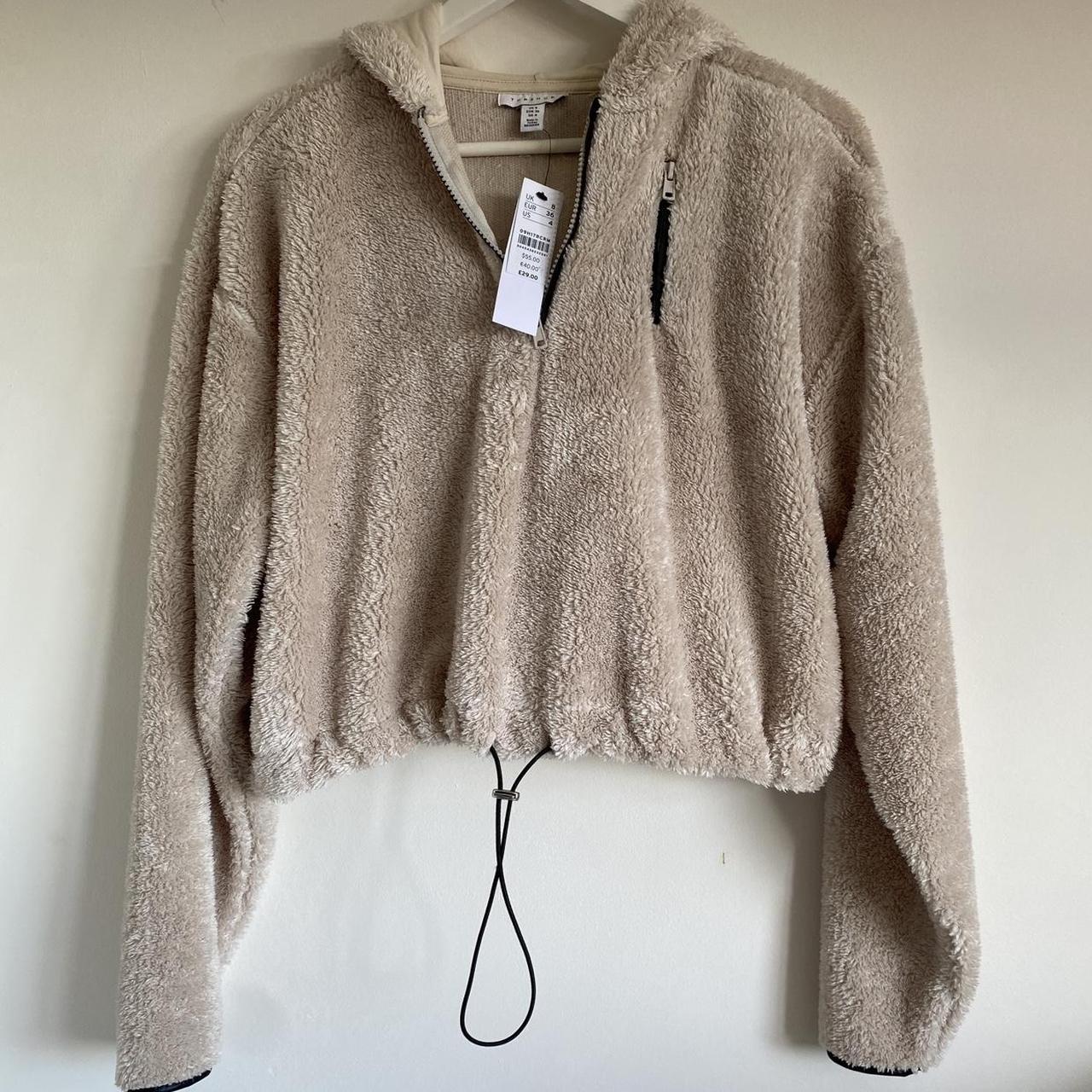 Teddy jumper cheap topshop