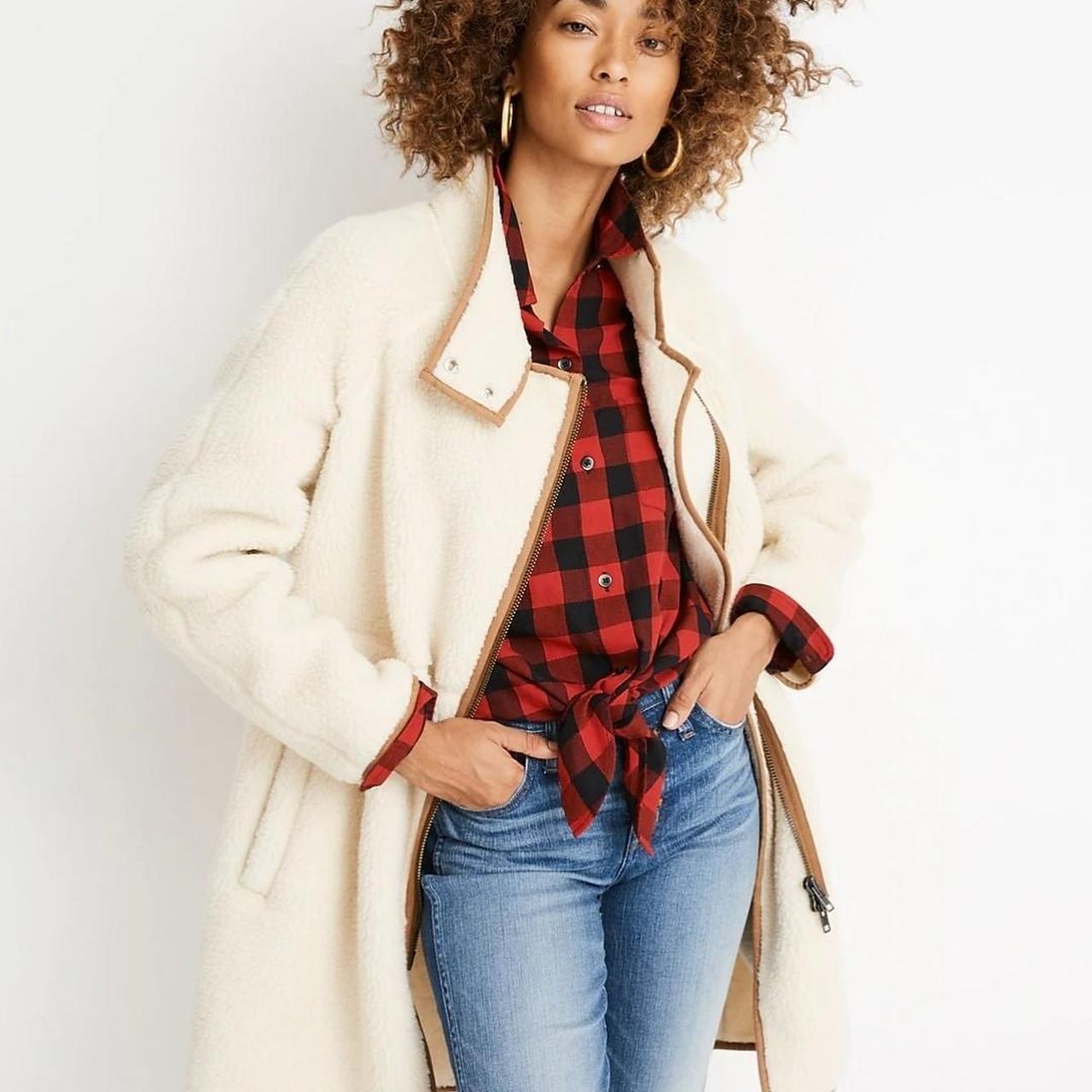 Madewell sherpa coat best sale