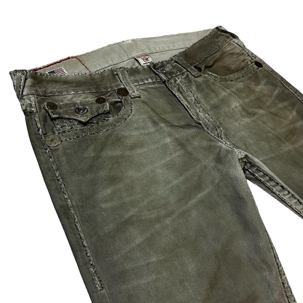 RARE Waxed True Religion Ricky Jeans [38x34] FULL | Depop