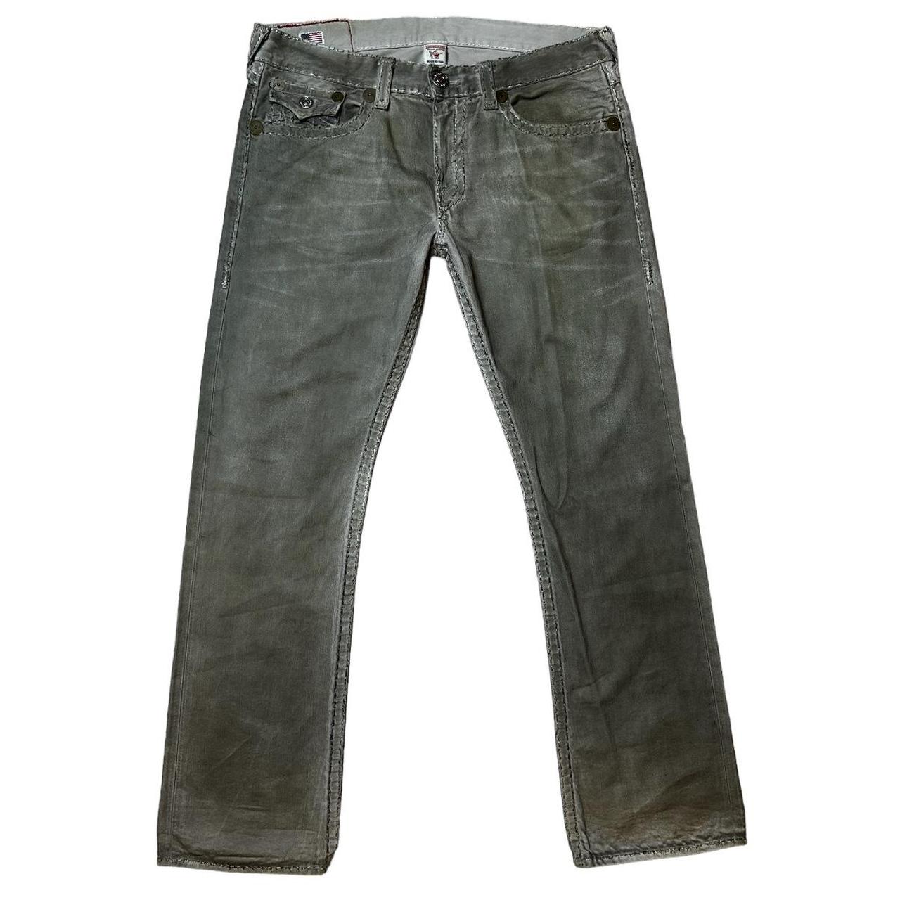RARE Waxed True Religion Ricky Jeans [38x34] FULL | Depop