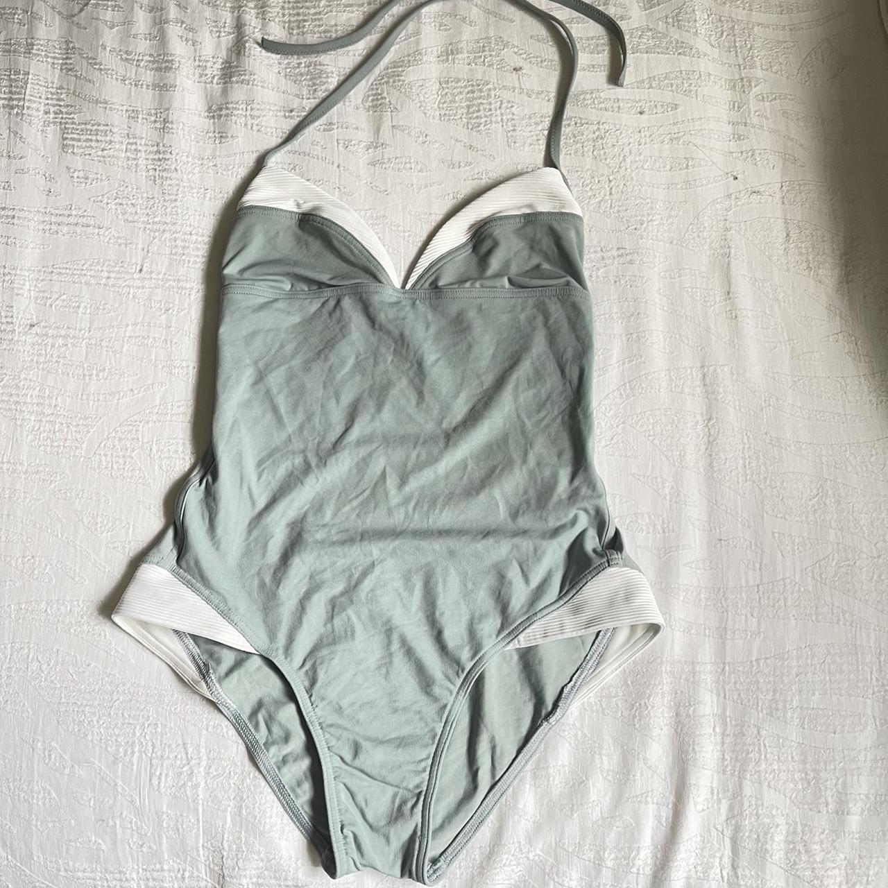 Eres one piece bathing suit, strings tie around neck... Depop