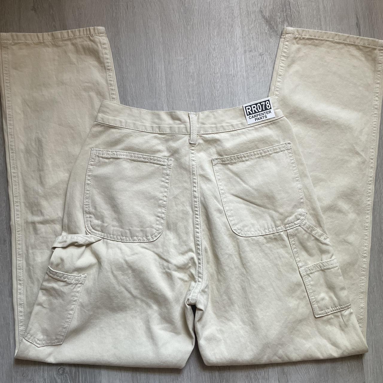 brandy melville beige cargo pants new with tag one... Depop