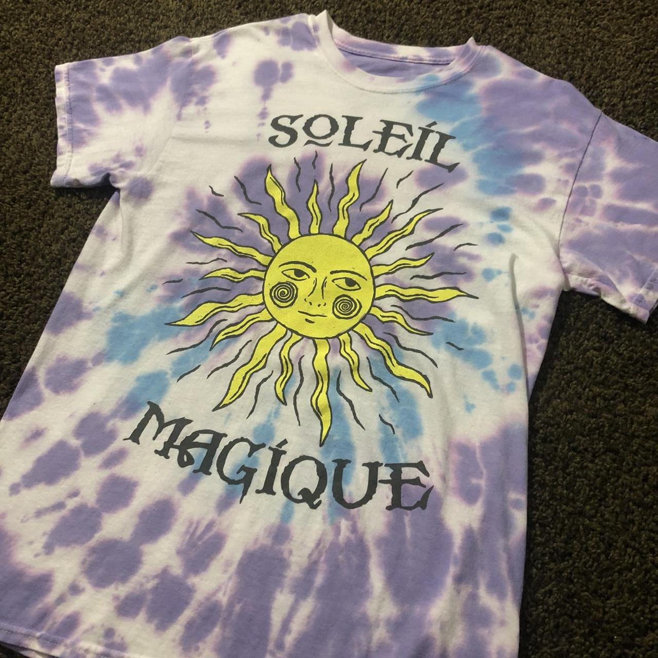 TieDye Sun 🌞 Soleíl Magíque Tee Size Medium,