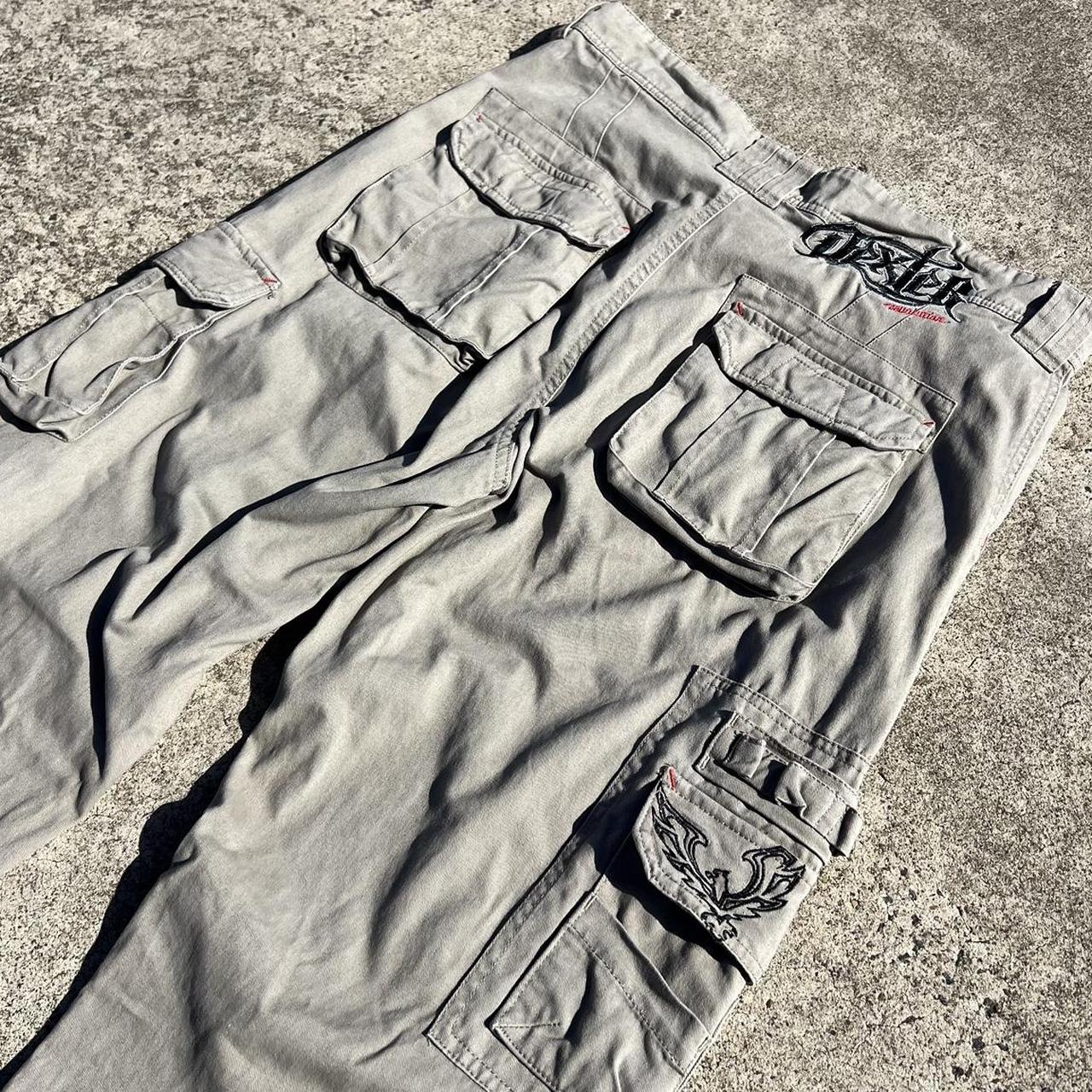 Y2K Dexter cargo pants, size 32W/42L/9” leg opening,... - Depop