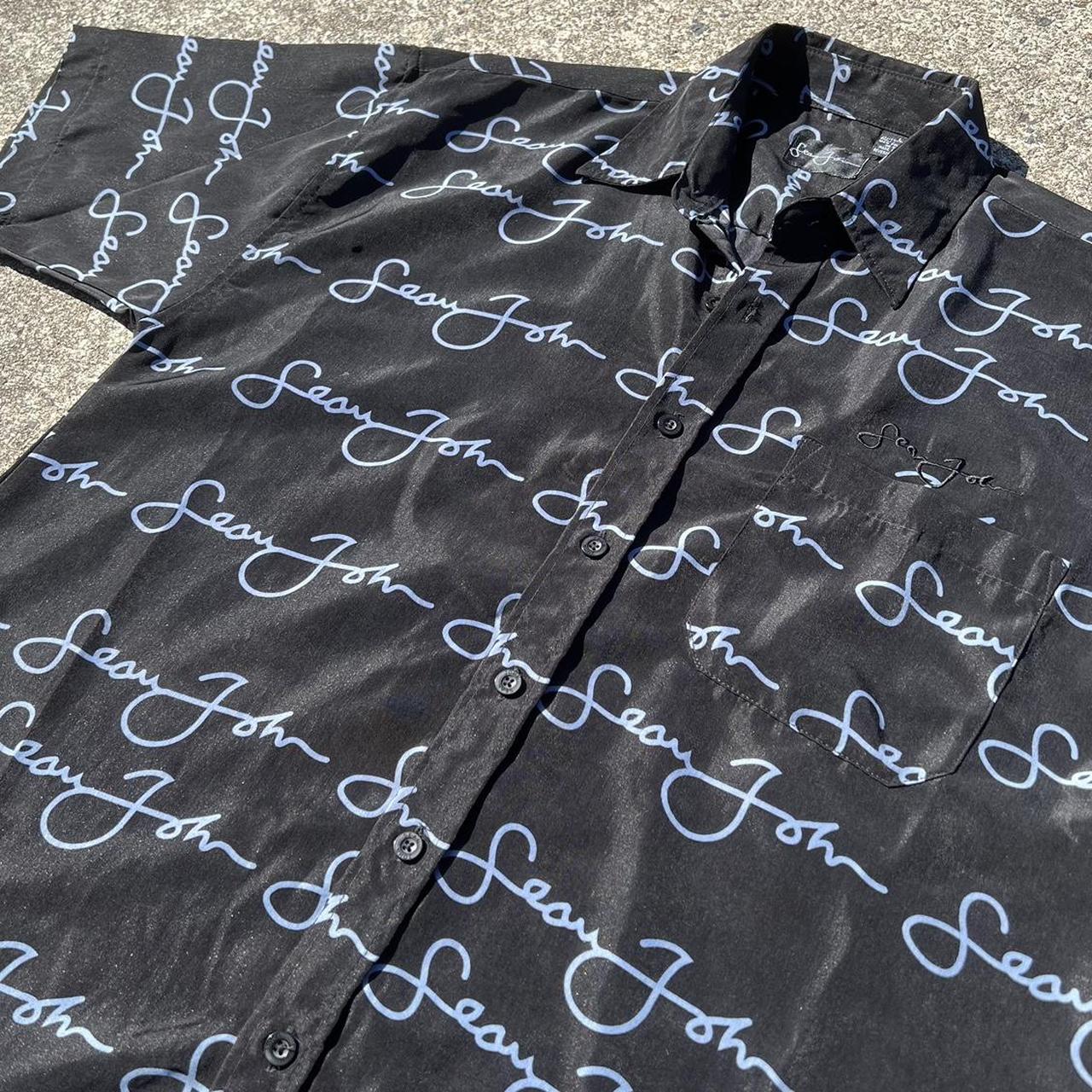 Y2K Sean John Dress Shirt, size Large (model is | Depop