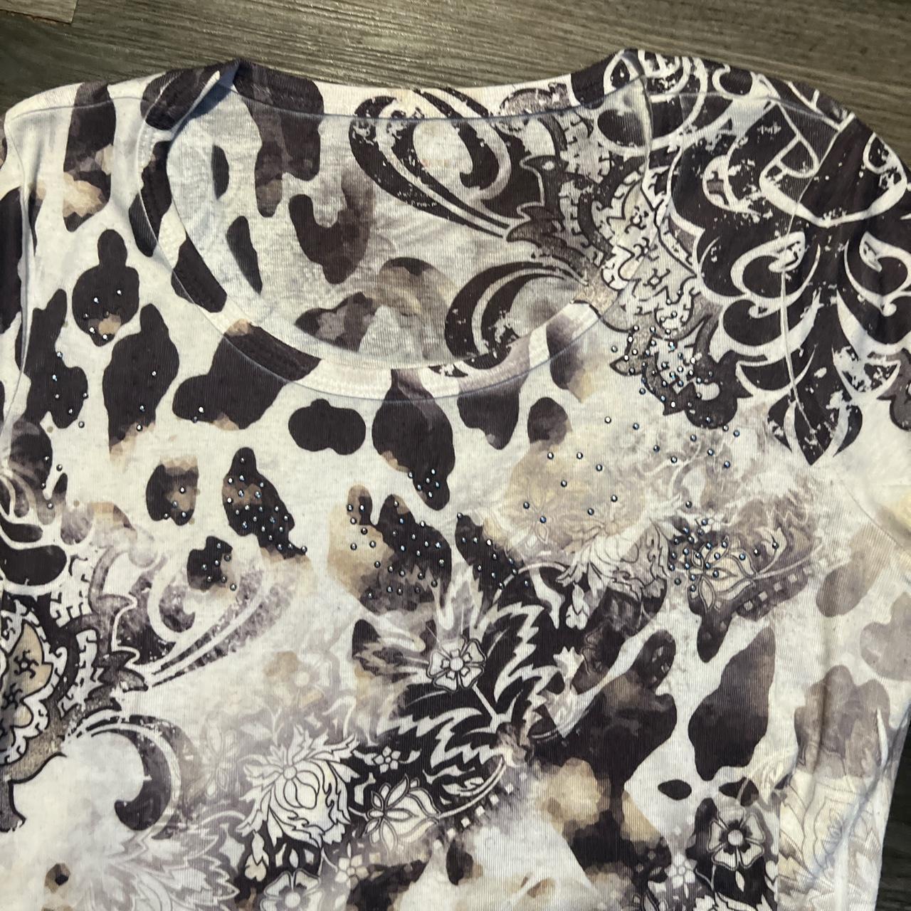 Jersey shore, Y2K, cheetah, print, floral affliction... Depop