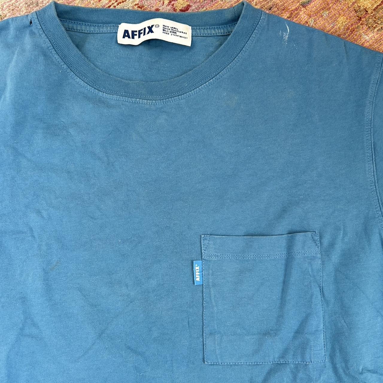Affix Men's Blue T-shirt (3)