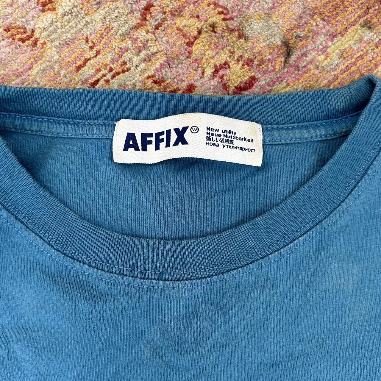 Affix Men's Blue T-shirt (4)