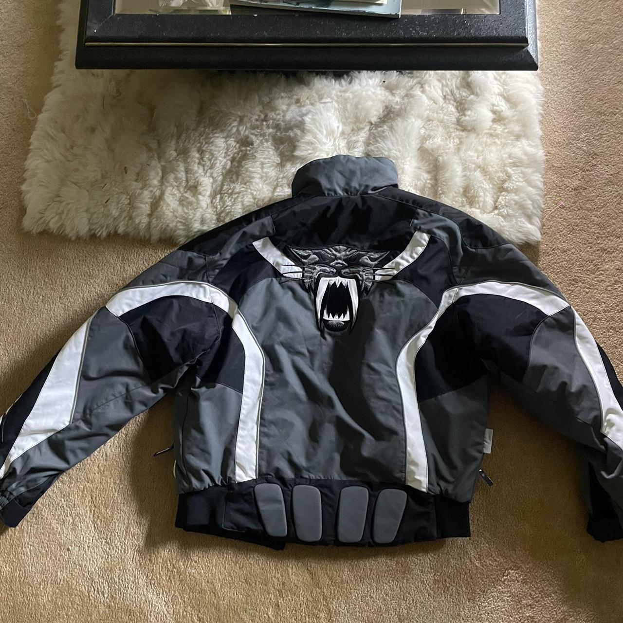 Arctic Cat Winter snowboarding coat Fire design... Depop