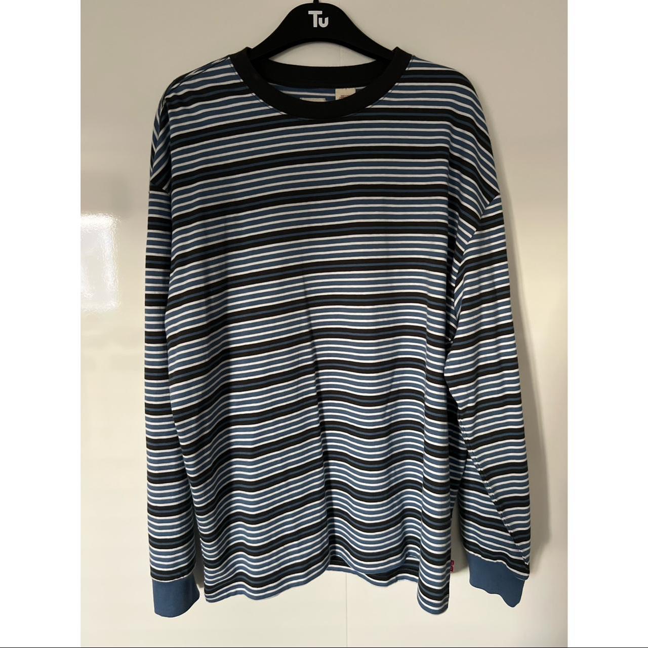 Levi's striped outlet long sleeve