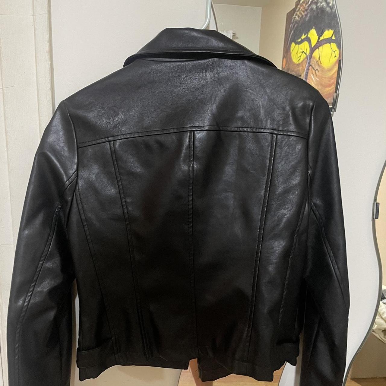 Princess Polly Women's Black Coat Depop