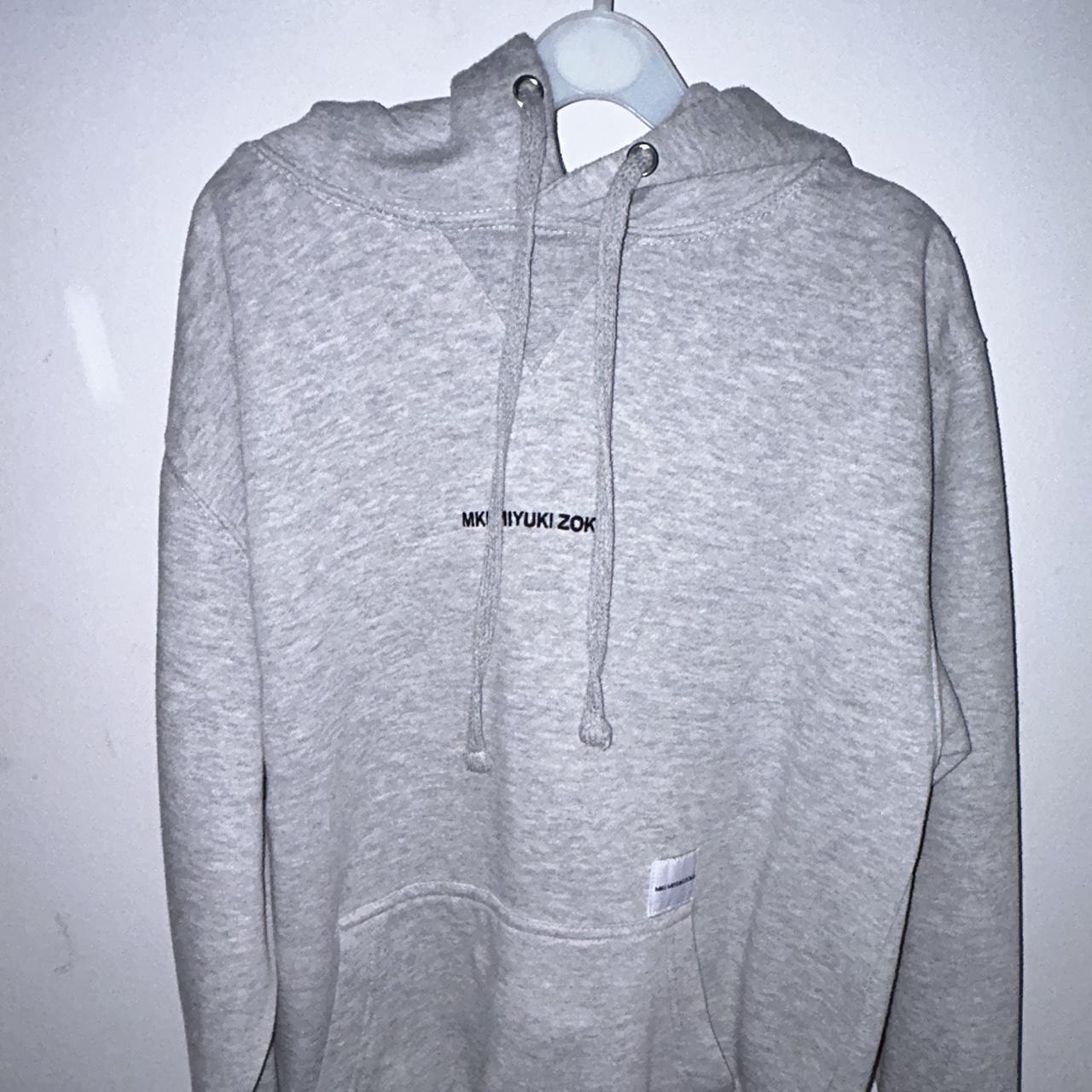 Men’s small mki miyoki zoku hoodie grey hoodie... - Depop