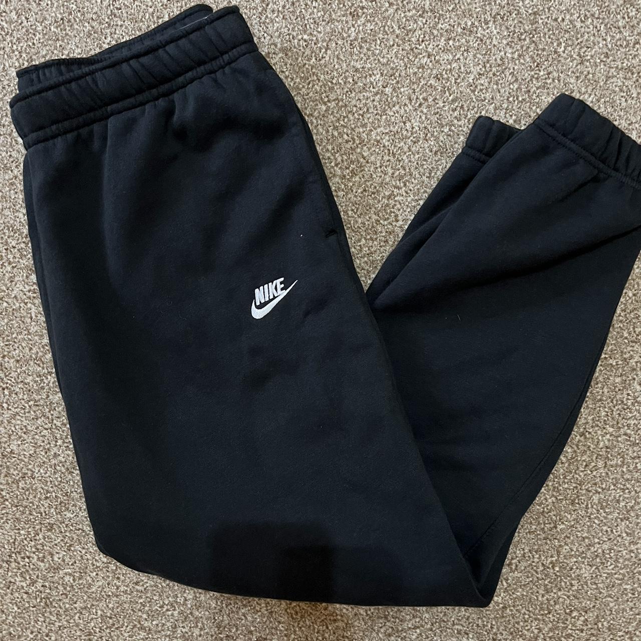 mens black nike fleece joggers