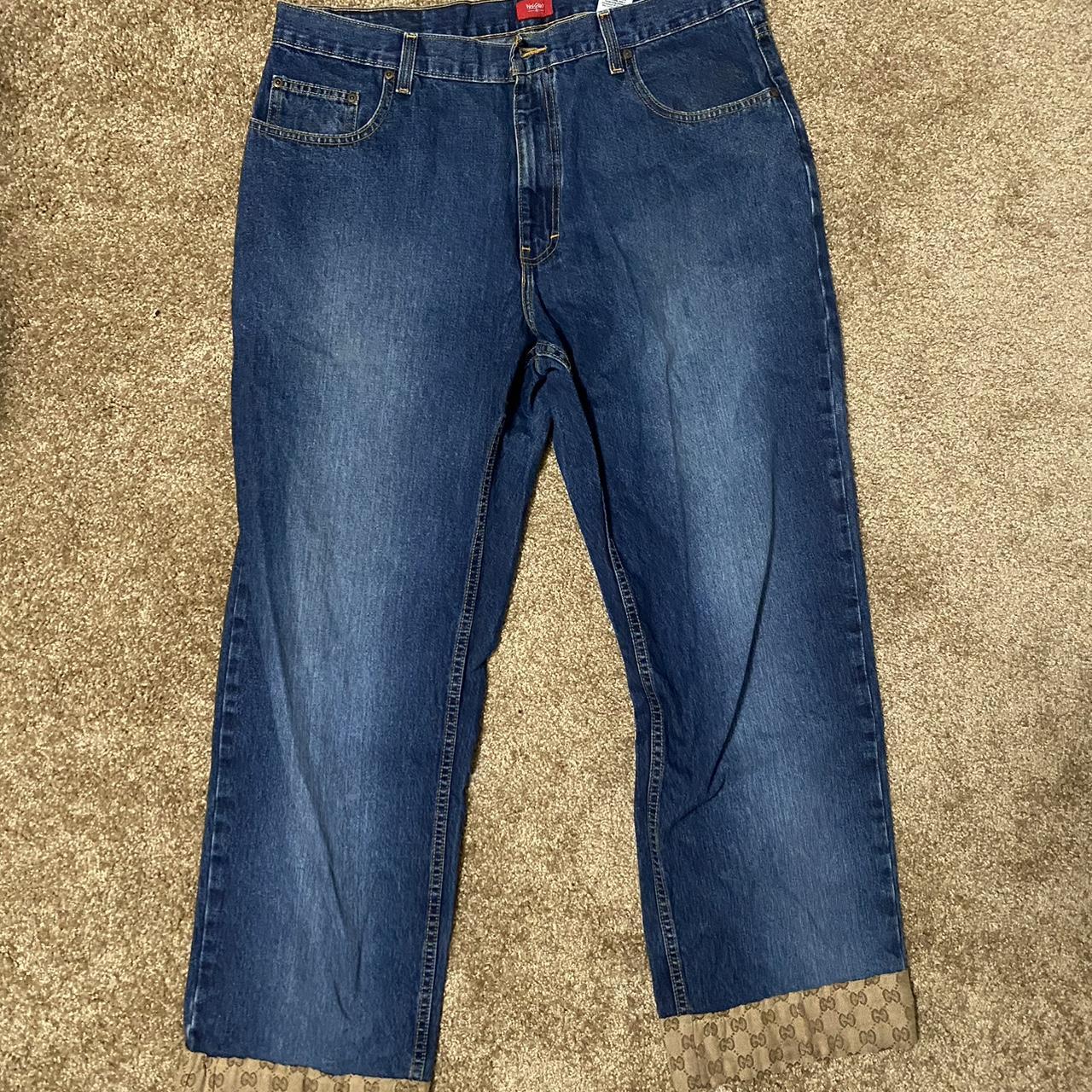 Mossimo Men's Blue and Gold Jeans (2)