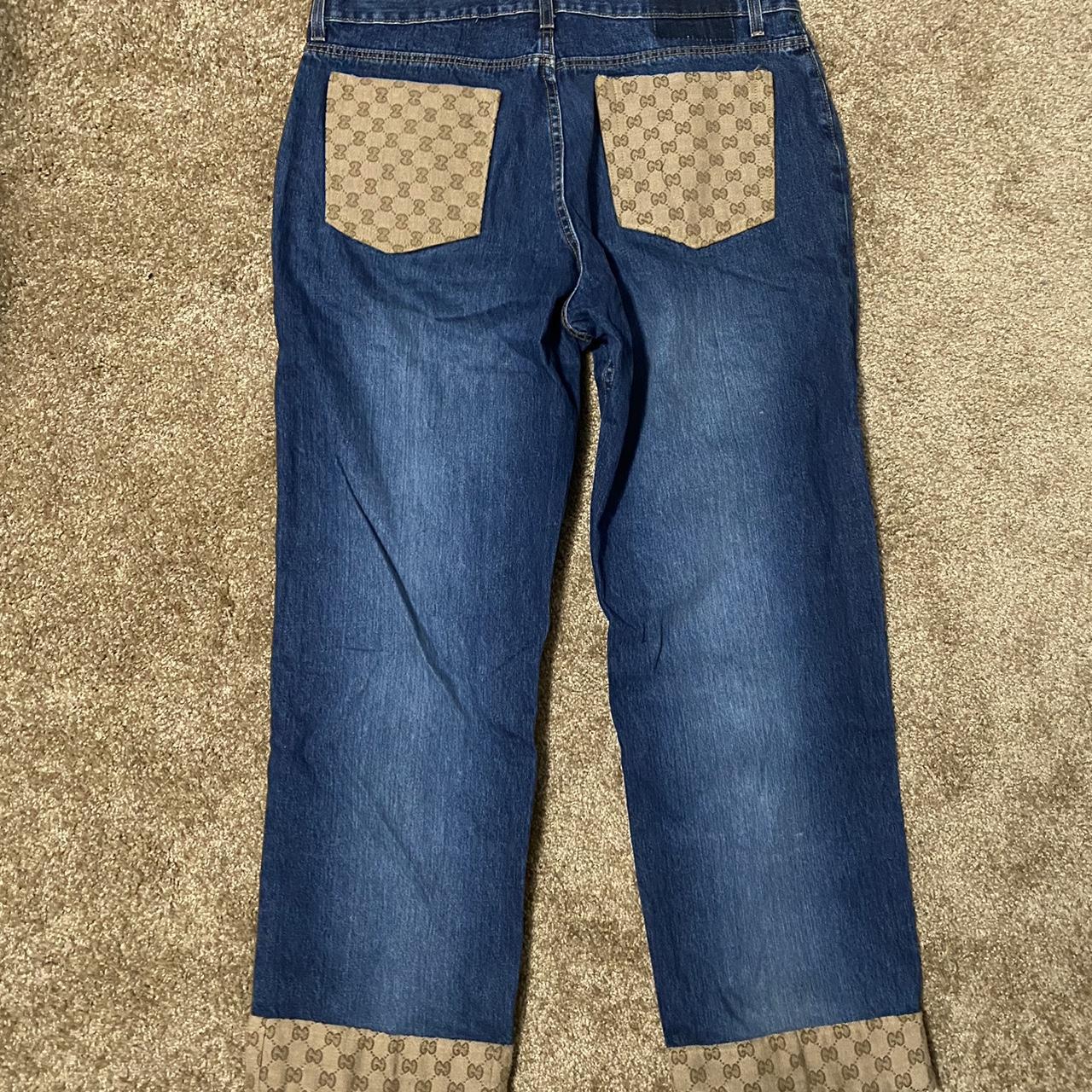 Mossimo Men's Blue and Gold Jeans (3)