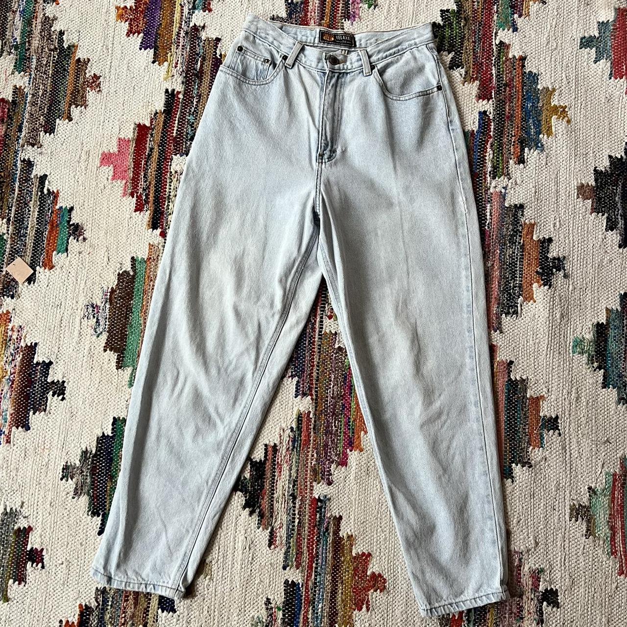 Vintage 90s Rocky Mountain Light Wash Denim High - Depop