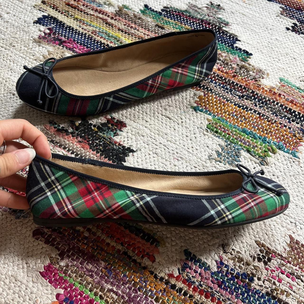 Plaid best sale ballet flats