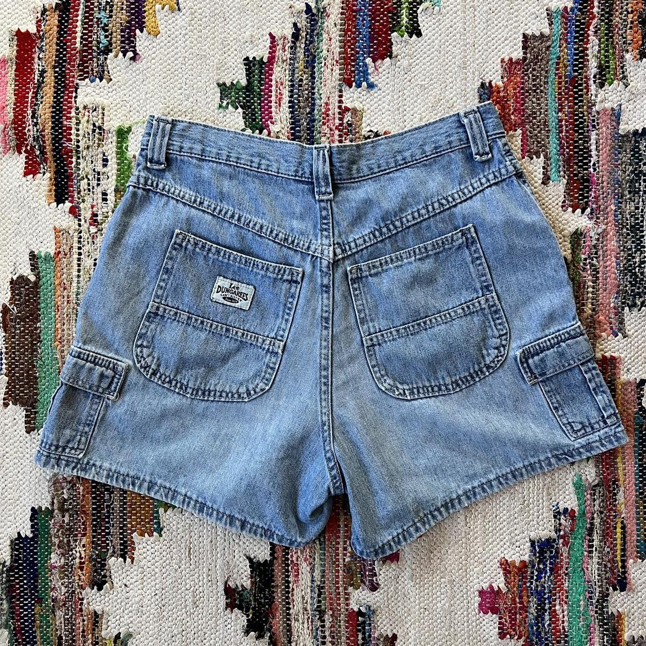 lee denim cargo shorts