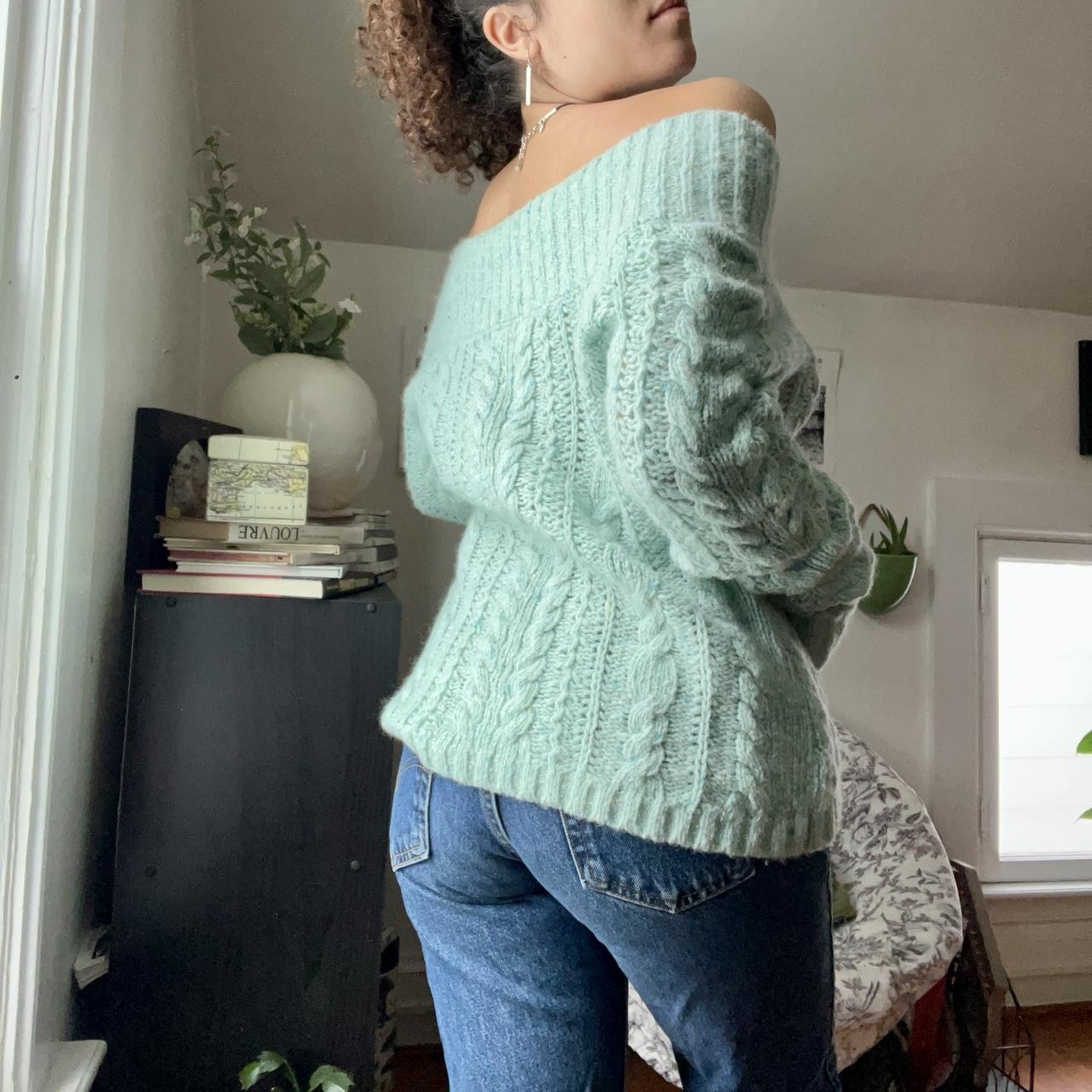 2000s American Eagle Outfitters cable knit off Depop