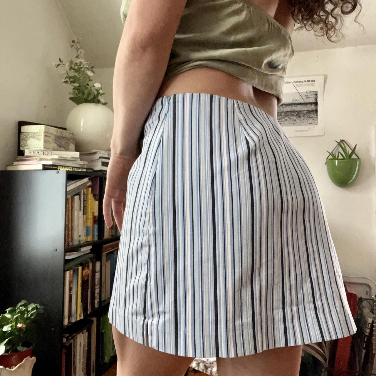 Express striped skirt best sale